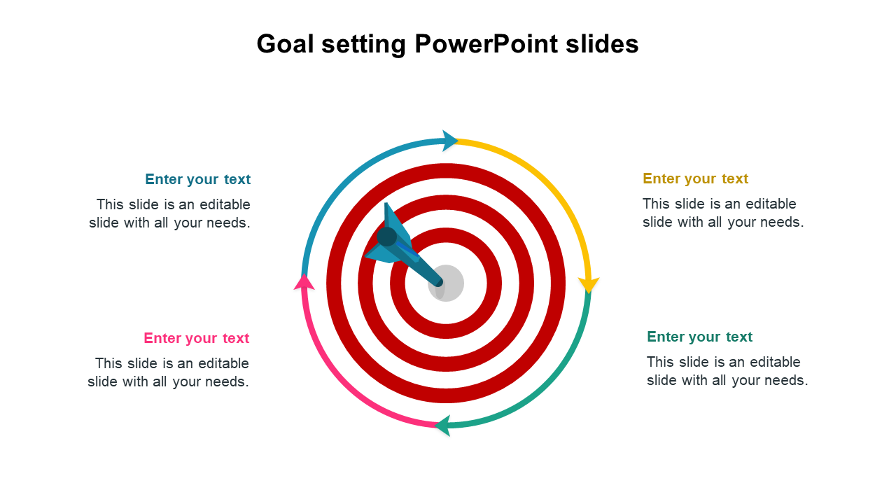  Effective Goal Setting PowerPoint Slides Design Template